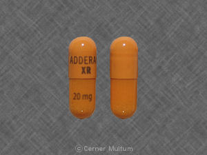 Image of Adderall XR 20 mg