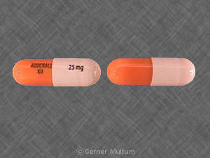 Image of Adderall XR 25 mg