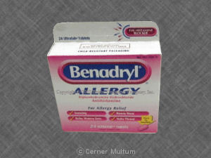 Image of Benadryl Ultratab 25 mg