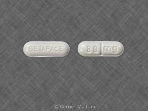 Image of Betapace 80 mg