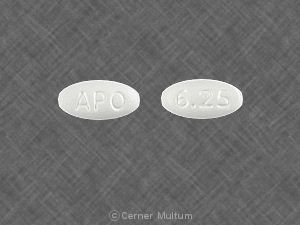 Image of Carvedilol 6.25 mg-APO