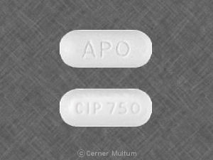 Image of Ciprofloxacin 750 mg-APO