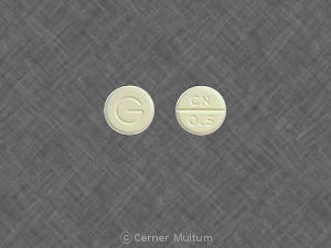 Image of Clonazepam 0.5 mg-AND