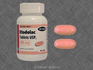 Image of Etodolac 400 mg-TAR