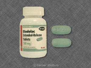 Image of Etodolac 500 mg-TAR