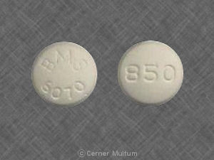 Image of Glucophage 850 mg