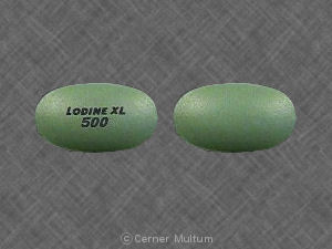 Image of Lodine XL 500 mg