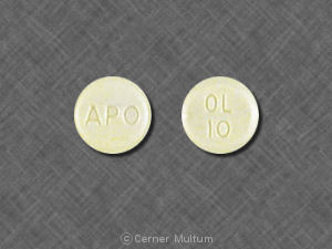 Image of Olanzapine ODT 10 mg-APO