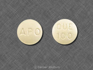 Image of Quetiapine 100 mg-APO